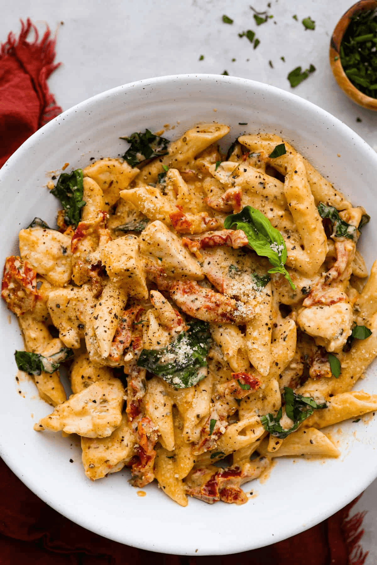 Cheesy Chicken Pasta — high-protein recipe photo