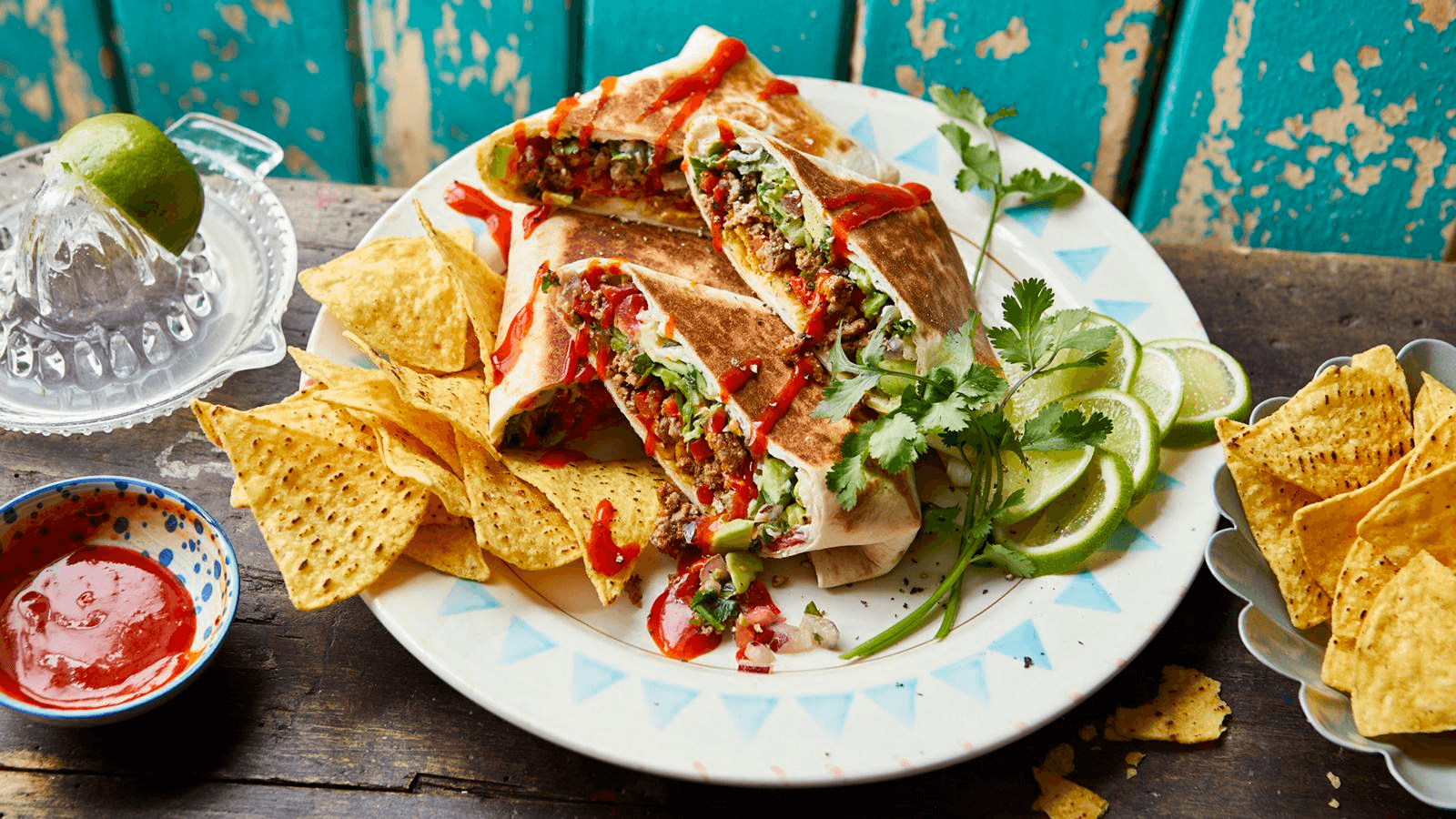 Nacho Beef Burritos — high-protein recipe photo