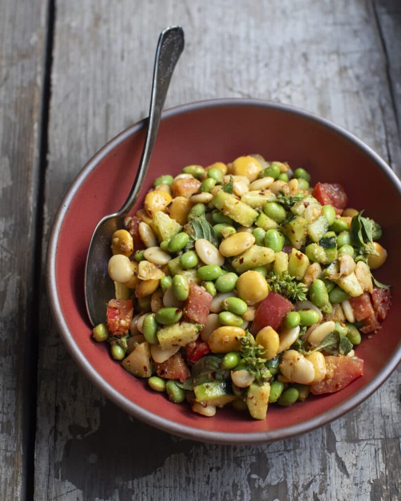 Three Bean Salad — high-protein recipe photo