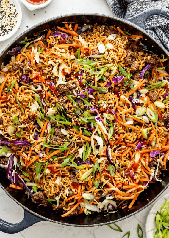 Beef Ramen Noodles (One-Pan) — high-protein recipe photo