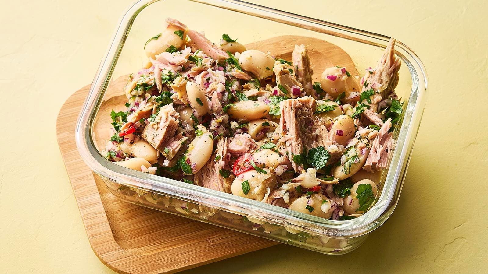 Butter Bean, Tuna and Parsley Salad