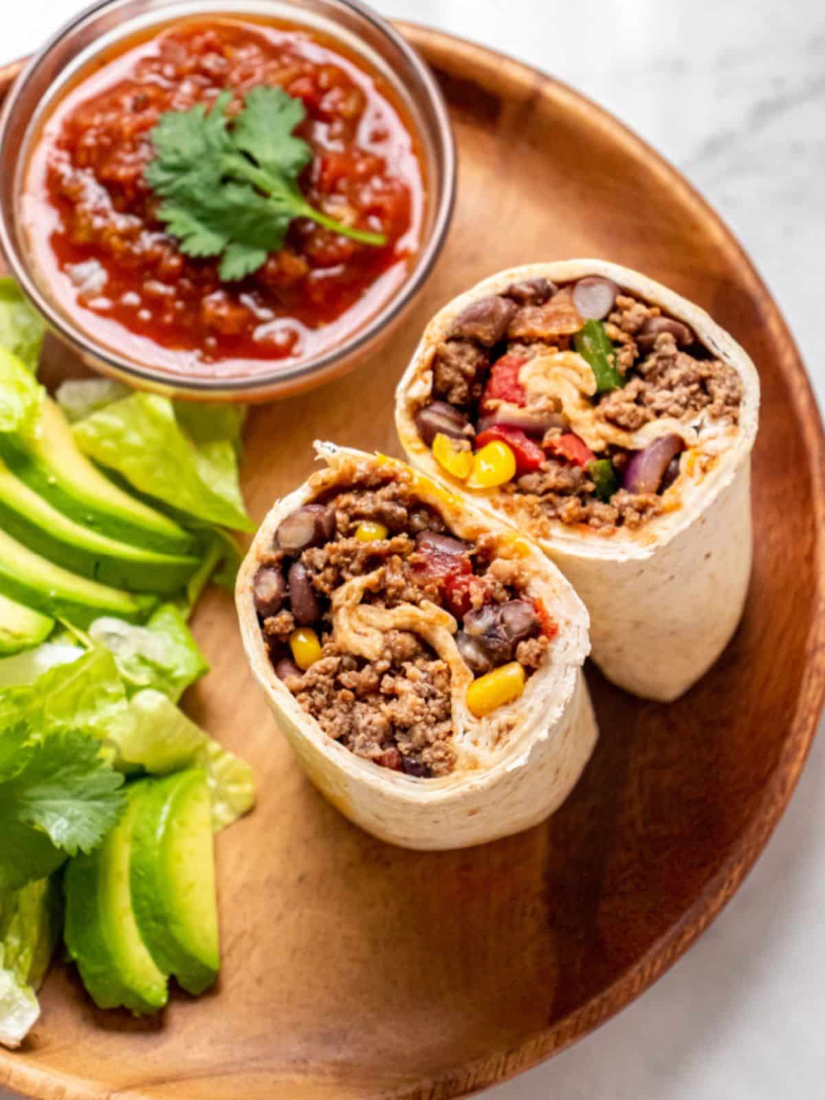 High Protein Burrito Recipe — high-protein recipe photo
