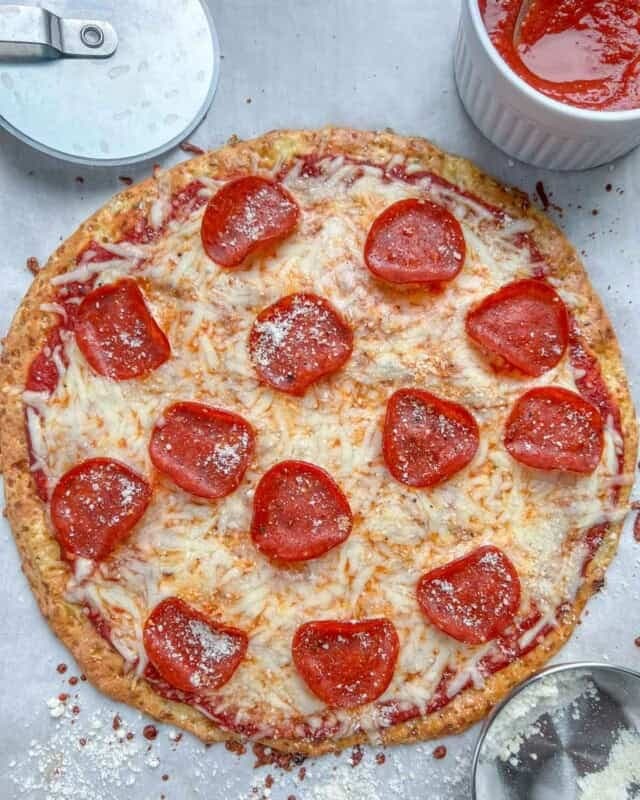 Cottage Cheese Pizza Crust — high-protein recipe photo