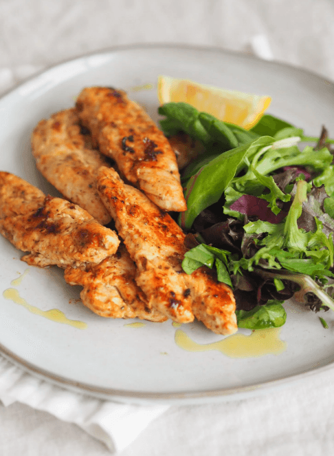 Greek Yogurt Peri-Peri Chicken Tenders — high-protein recipe photo