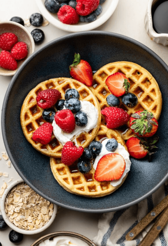 High Protein Waffles Recipe — high-protein recipe photo
