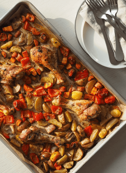 Mediterranean Chicken and Vegetables — high-protein recipe photo