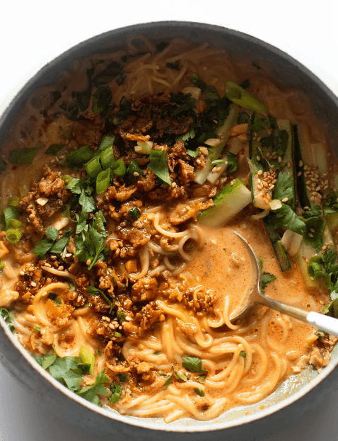 Miso Peanut Ramen Bowls
