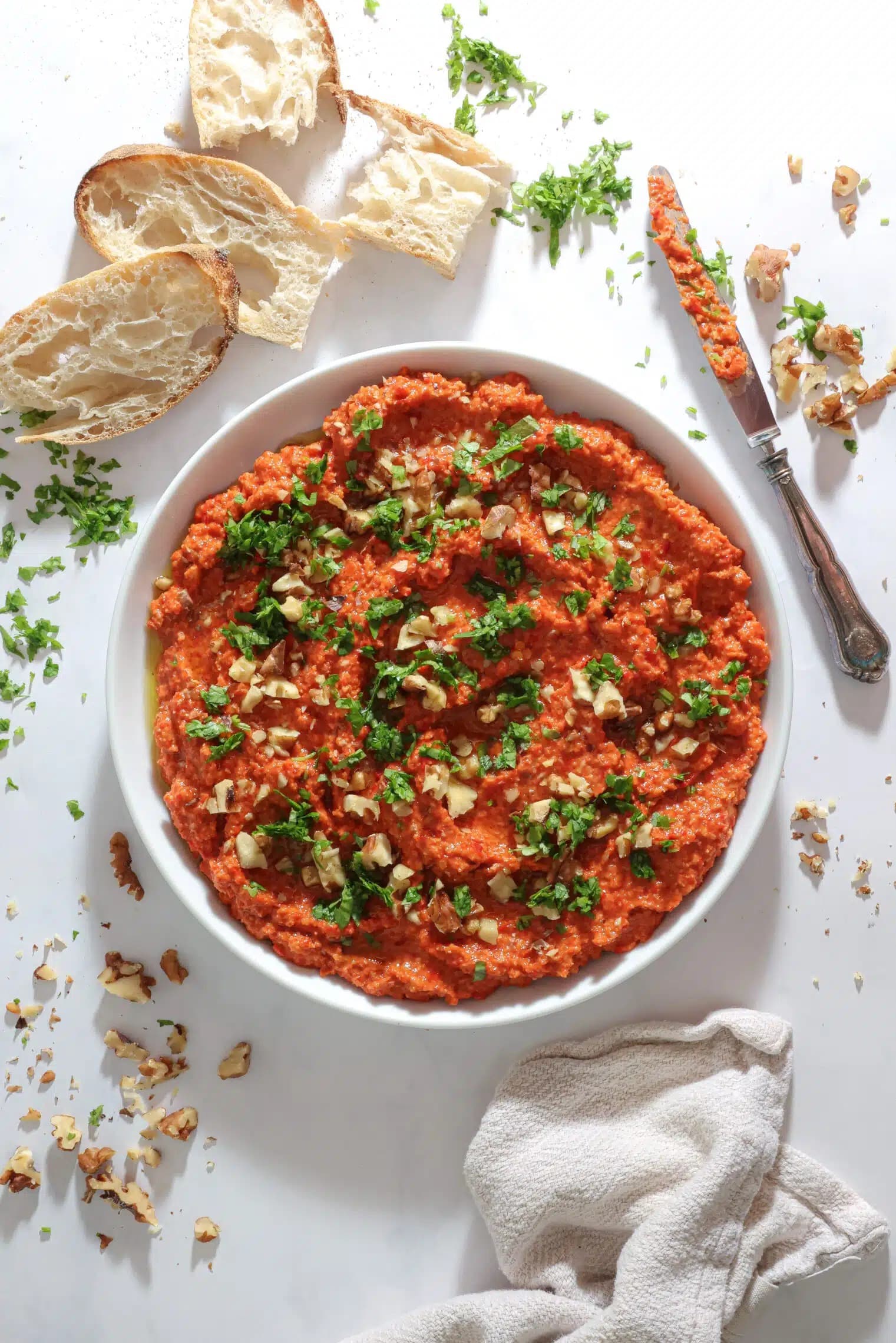 Muhammara - Pepper Dip with Walnuts — high-protein recipe photo