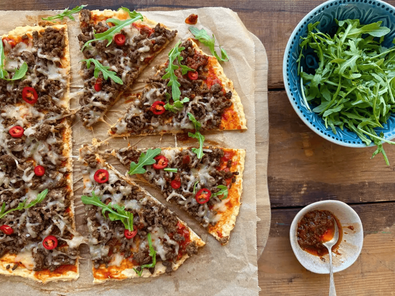 Protein Pizza — high-protein recipe photo