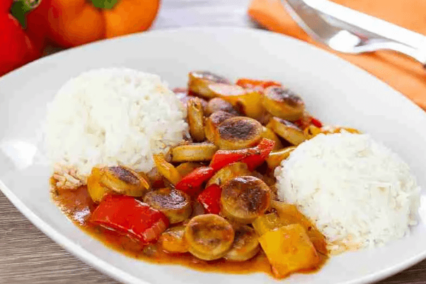 Sausage Goulash — high-protein recipe photo