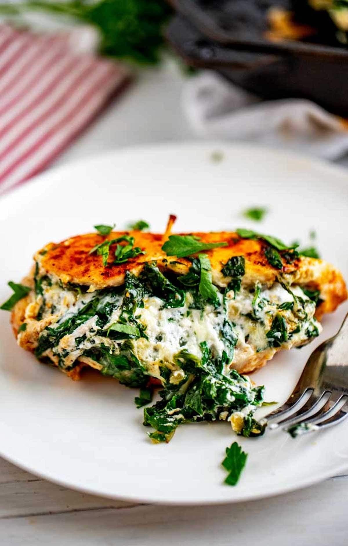 Spinach Stuffed Chicken Breast — high-protein recipe photo